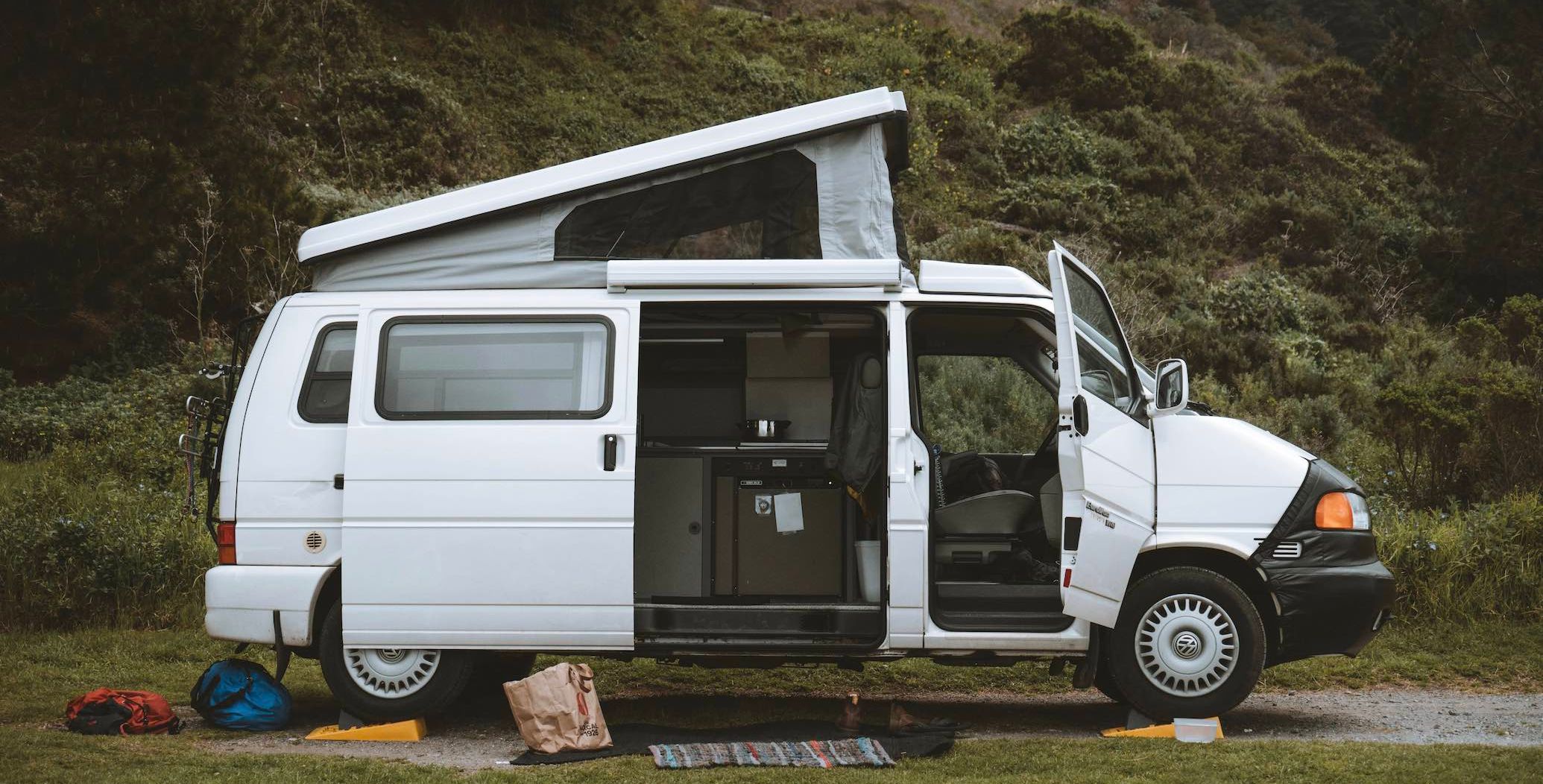 Extérieur van aménagé